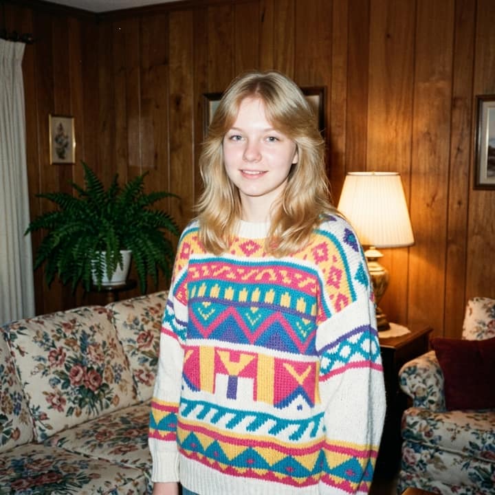 1985 Knit Sweater — AI version 1