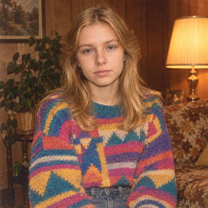 1985 Knit Sweater — AI version 2