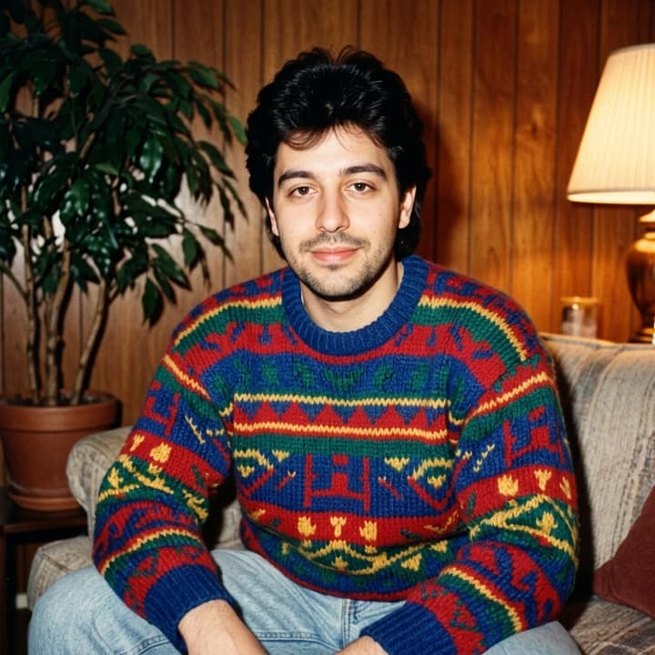 1985 Knit Sweater — AI version 3