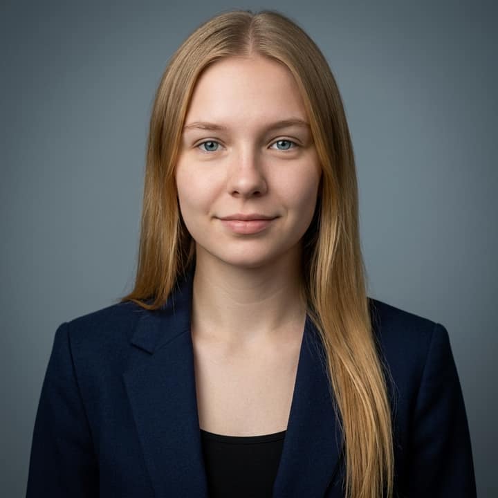 Business headshot — AI version 1