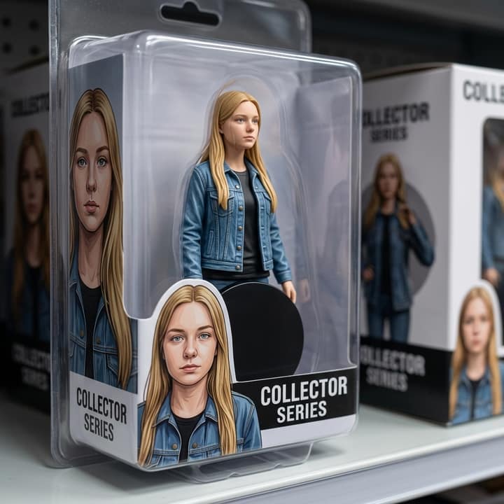 Collectible figurine in a box — AI version 1
