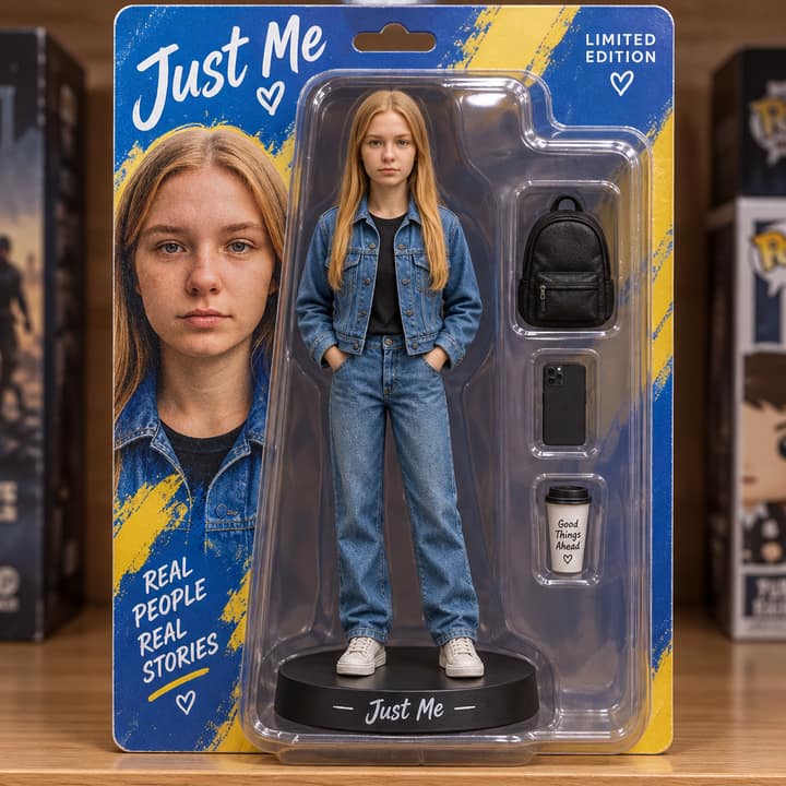 Collectible figurine in a box — AI version 2