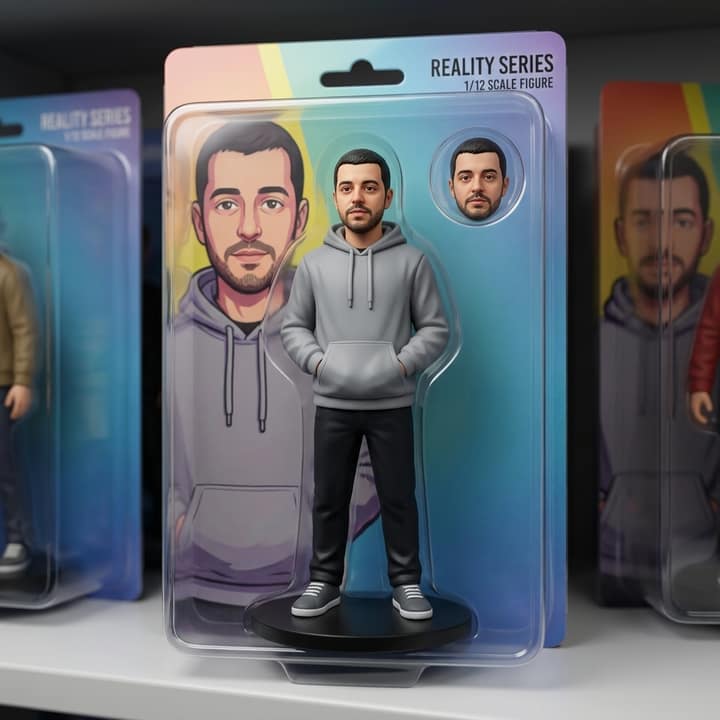Collectible figurine in a box — AI version 3