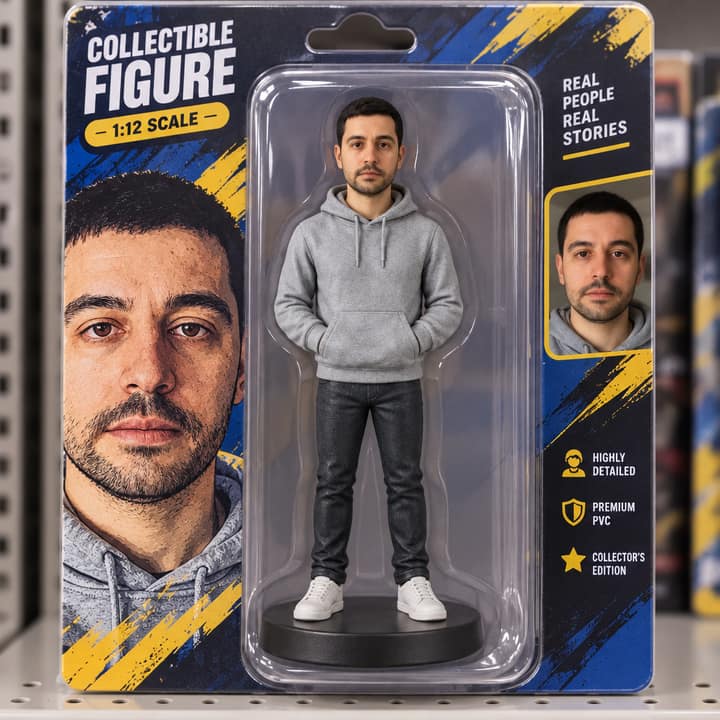 Collectible figurine in a box — AI version 4