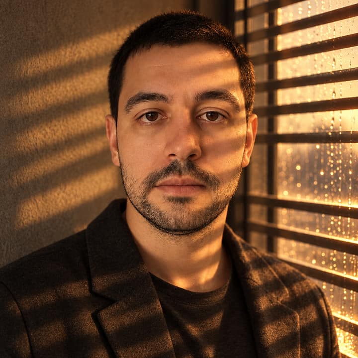 Golden Blinds Portrait — AI version 4