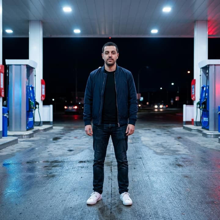 Night Fuel Station — AI version 3