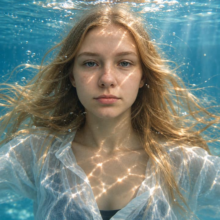 Underwater Portrait — AI version 2
