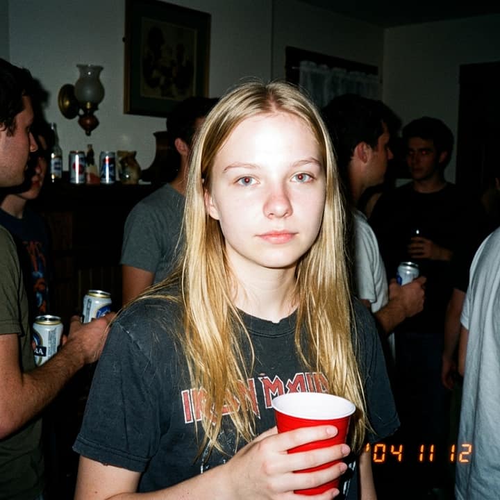 2000s party digicam — AI version 1